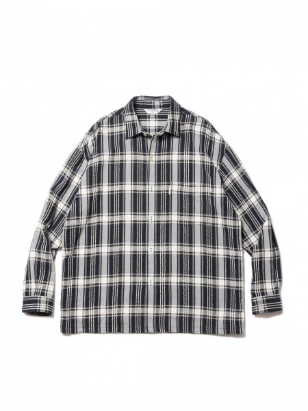 COOTIE (クーティー) Jacquard Check L/S Shirt (ジャガードチェック