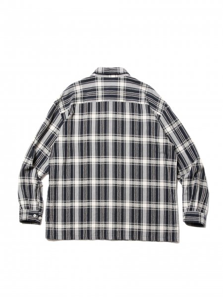 COOTIE (クーティー) Jacquard Check L/S Shirt (ジャガードチェック