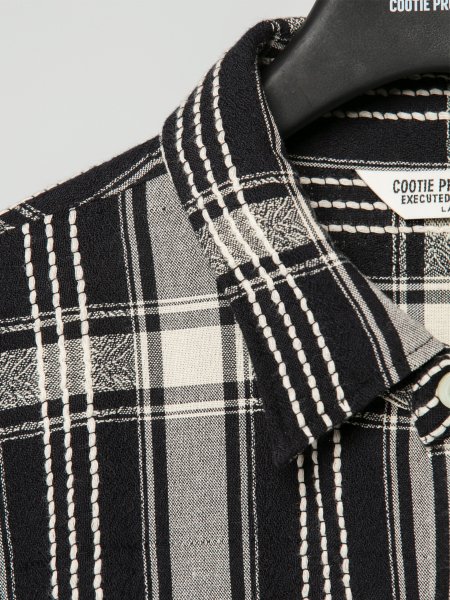 COOTIE (クーティー) Jacquard Check L/S Shirt (ジャガードチェック