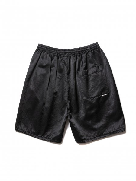 COOTIE R C Satin Easy Shorts BLACK - ショートパンツ