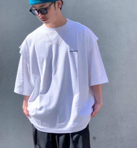 Cootie / Supima Cotton Sweat Cut-Off TeeネックUネック