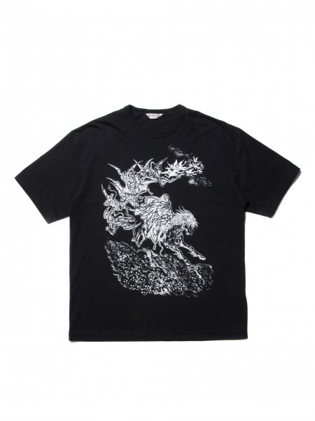 COOTIE (クーティー) Print S/S Tee (HELL) (プリント半袖TEE) Black