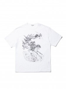 COOTIE (クーティー) Print S/S Tee (HELL) (プリント半袖TEE) White