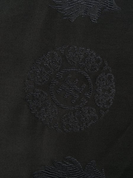 DELUXE (デラックス) DELUXE×EVISEN CAMELLIA SHIRTS (刺繍プルオーバー長袖シャツ) BLACK