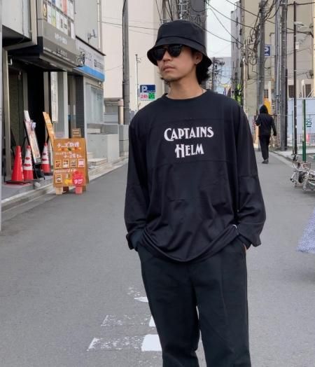 CAPTAINS HELM (キャプテンズヘルム) #LOGO MESH L/S TEE (ロゴ 