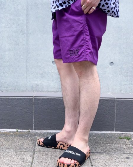 WACKO MARIA (ワコマリア) BOARD SHORTS (ボードショーツ) PURPLE