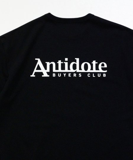 ANTIDOTE BUYERS CLUB(アンチドートバイヤーズクラブ) Pima Cotton S/S Tee (プリント半袖TEE) Black