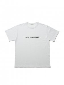 COOTIE (クーティー) Print S/S Tee (COOTIE LOGO) (プリント半袖TEE) Off White