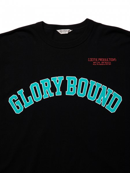 COOTIE (クーティー) Print Oversized L/S Tee (GLORY BOUND) (プリントオーバーサイズ長袖TEE)  Black