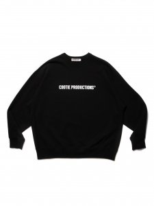 COOTIE (ƥ) Print Crewneck Sweatshirt (COOTIE LOGO) (ץȥ롼ͥåå) Black