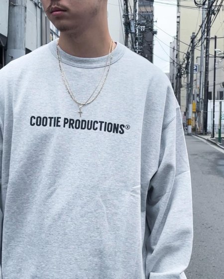 COOTIE (クーティー) Print Crewneck Sweatshirt (COOTIE LOGO