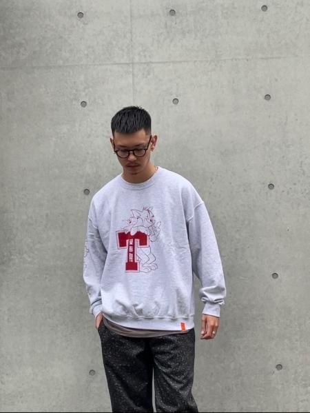 TONY TAIZSUN (トニータイズサン) Tom and Jerry CREW SWEAT(トムと 