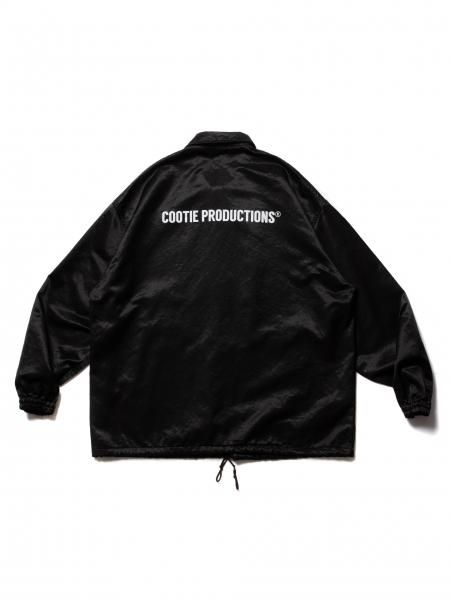 COOTIE (クーティー) R/C Satin Coach Jacket (R/Cサテンコーチジャケット) Black