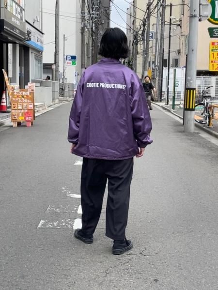 COOTIE Coach Jacket Purple コーチジャケット-