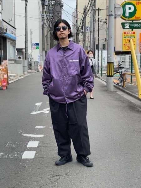 COOTIE (クーティー) R/C Satin Coach Jacket (R/Cサテンコーチ ...