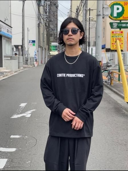 COOTIE (クーティー) Print L/S Tee (COOTIE LOGO) (プリント