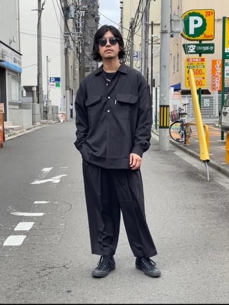 COOTIE T/C 2 Tuck Easy Ankle Pants 黒M www.krzysztofbialy.com