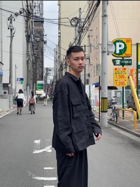 COOTIE (クーティー) Back Satin BDU Jacket (バックサテンBDUジャケット) Black