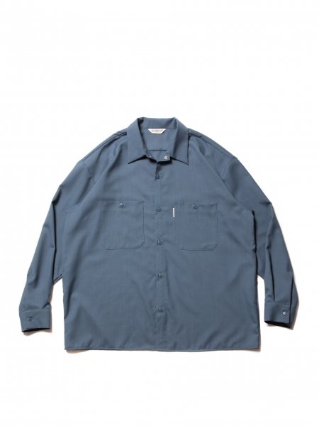 COOTIE (クーティー) T/W Work Shirt (T/Wワークシャツ) Smoke Blue