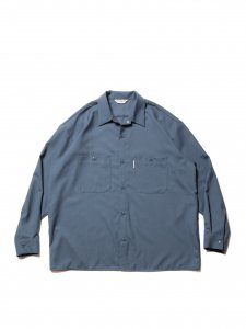 COOTIE (ƥ) T/W Work Shirt (T/W) Smoke Blue