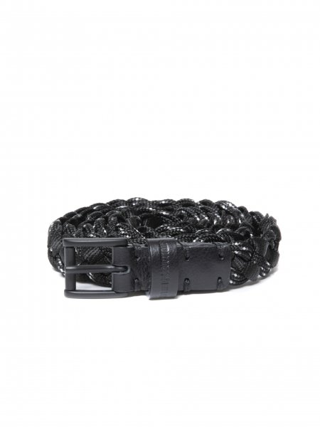 COOTIE (クーティー) Raza Mesh Narrow Belt (ラサメッシュナローベルト) Black mix