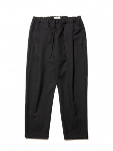 COOTIE (クーティー) Polyester Twill Easy Ankle Pants(ポリエステルツイルイージーアンクルパンツ) Black
