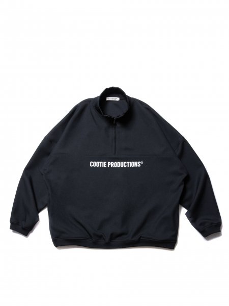 COOTIE (クーティー) Polyester Twill Half Zip L/S Tee (ツイルハーフ 