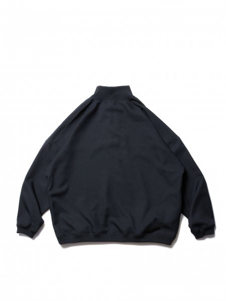 COOTIE (クーティー) Polyester Twill Half Zip L/S Tee (ツイルハーフ