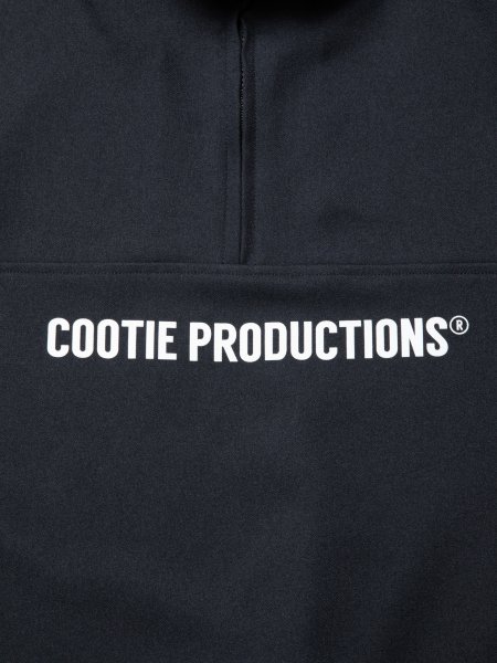 COOTIE (クーティー) Polyester Twill Half Zip L/S Tee (ツイルハーフ 