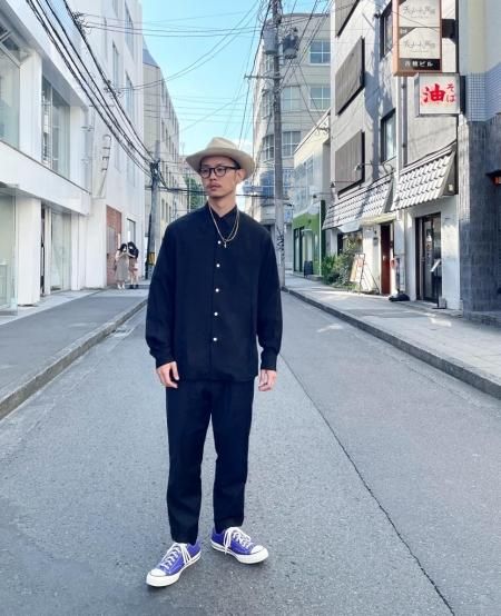 WACKO MARIA (ワコマリア) 50'S SHIRT L/S (TYPE-1) (50'S長袖シャツ) BLACK