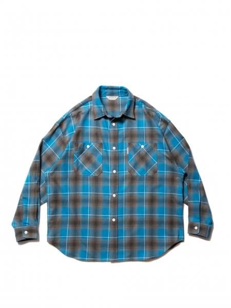 COOTIE (クーティー) Ombre Nel Check Work Shirt (オンブレネル