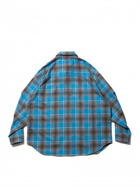 COOTIE (クーティー) Ombre Nel Check Work Shirt (オンブレネル ...