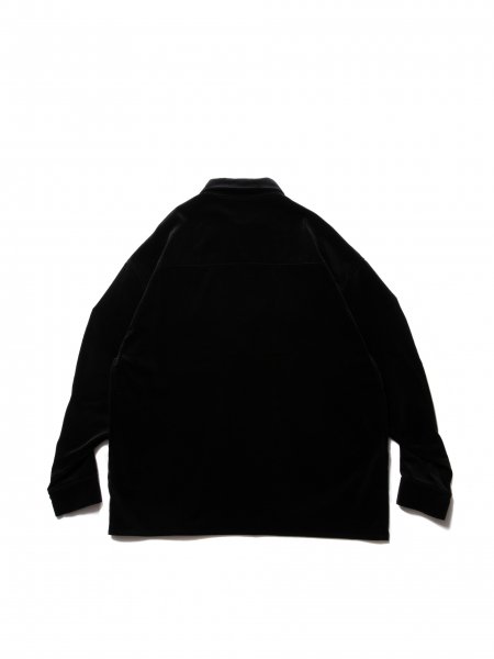 COOTIE (クーティー) Velour Zip Up Work Shirt (ベロアジップワーク 