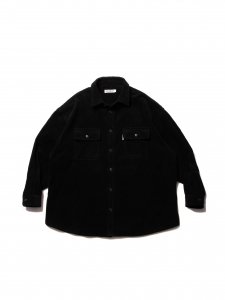 【残り1点】COOTIE (クーティー) Wide Corduroy CPO Jacket (ワイドコーデュロイCPOジャケット) Black