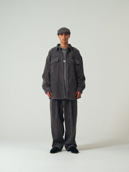 COOTIE (クーティー) Wide Corduroy CPO Jacket (ワイドコーデュロイ