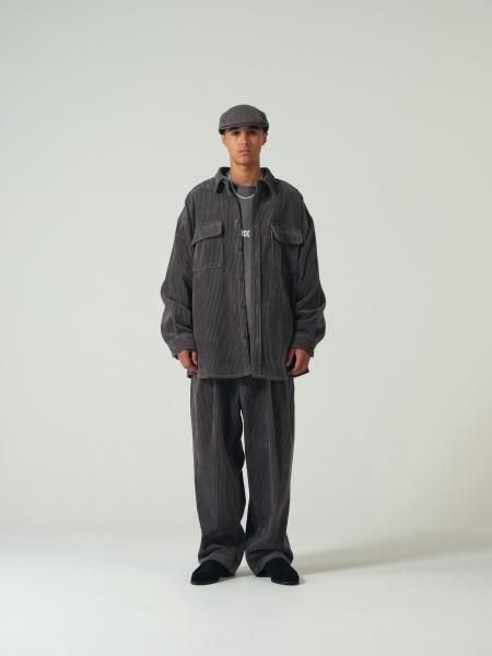 cootie Wide corduroy CPO jacket セットアップ-