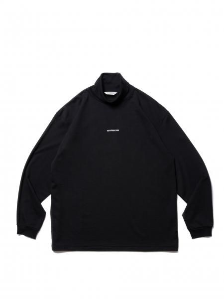 COOTIE (クーティー) Supima Cotton Sweat Turtle Neck L/S Tee(スーピマコットンタートルネックスウェット)  Black