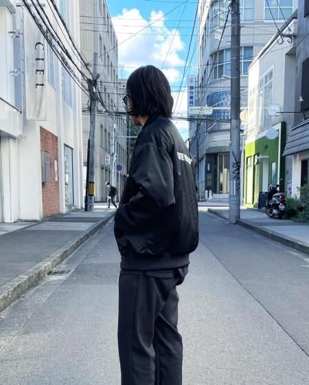 COOTIE (クーティー) Nylon Satin Stadium Jacket (ナイロンサテン