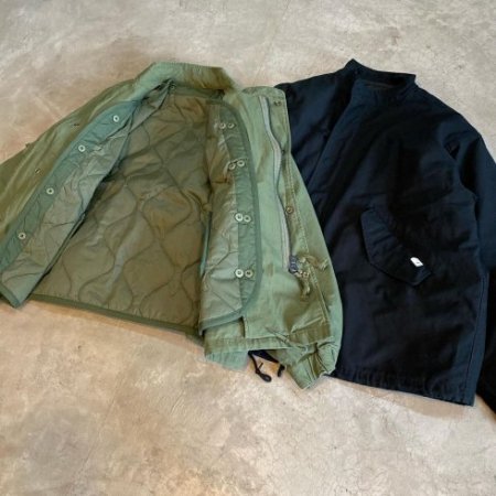 WAX (ワックス) Short M65 3way jacket (ショートM65ジャケット) カーキ