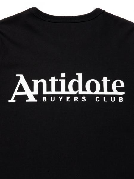 ANTIDOTE BUYERS CLUB(アンチドートバイヤーズクラブ) Pima Cotton L/S Tee (プリント長袖TEE) Black