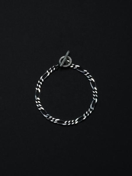 ANTIDOTE BUYERS CLUBアンチドートバイヤーズクラブ Figaro Wide Chain Bracelet  フィガロワイドチェーンブレスレット Silver