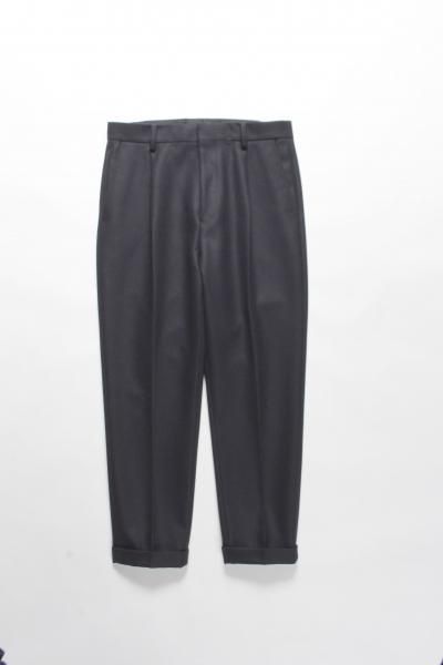 RAINMAKER」2-PLEATED TROUSERS / CHACOAL-eastgate.mk