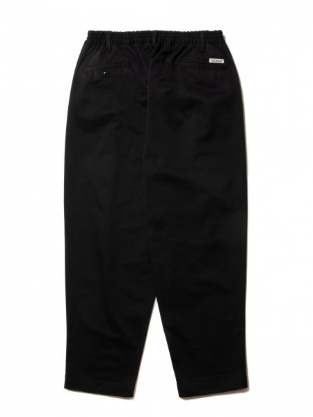 COOTIE (クーティー) T/C 2 Tuck Easy Ankle Pants (T/Cツータックイージーアンクルパンツ) Black