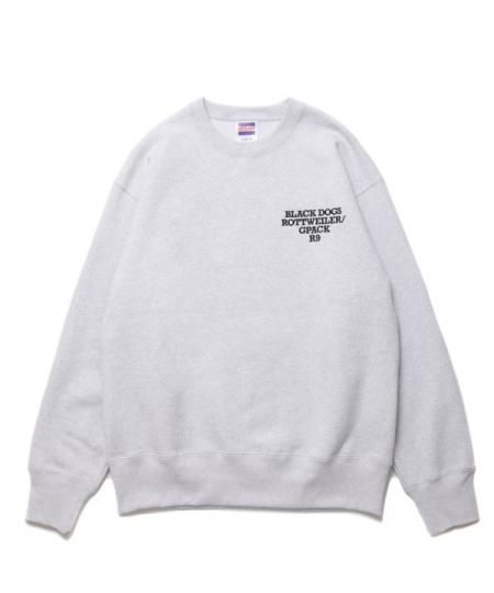 ROTTWEILER (ロットワイラー) R9 SWEATER (クルーネックスウェット) GRAY