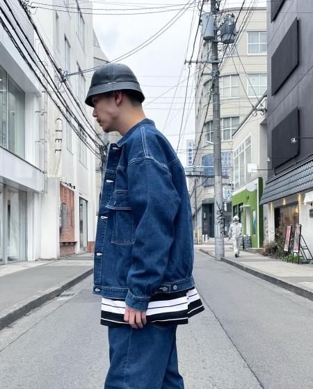 COOTIE Raza Denim Jacket Indigo Fade