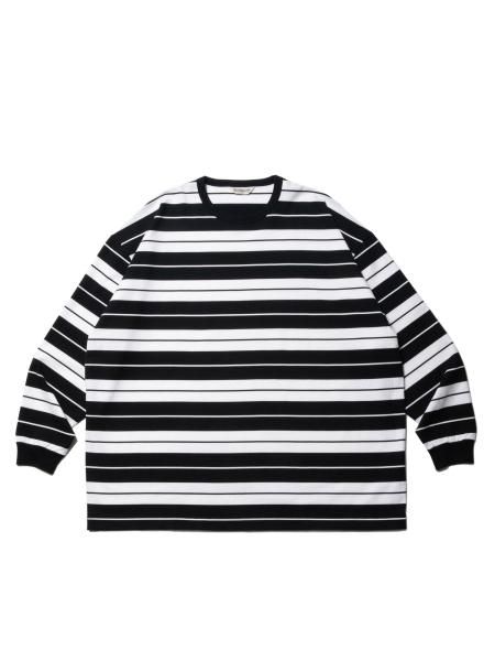 COOTIE (クーティー) Supima Border Oversized L/S Tee (スーピマ ...