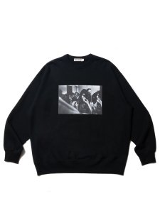 【残り1点】COOTIE (クーティー) Print Crewneck Sweatshirt-2(プリントクルーネックスウェット) Black