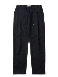 COOTIE (クーティー) Polyester Twill 1 Tuck Easy Pants (ポリエステルツイルワンタックイージーパンツ) Black