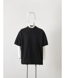 REMI RELIEF (レミレリーフ) コーデュラナイロンTシャツ BLACK