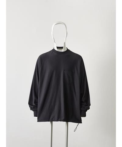 REMI RELIEF (レミレリーフ) コーデュラナイロンロンT BLACK REMI RELIEF (レミレリーフ) コーデュラナイロンロンT BLACK